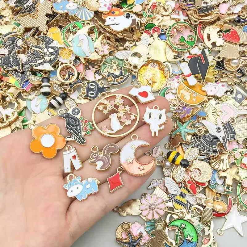 Mixed Colorful Alloy Pendant-Yaya Shop