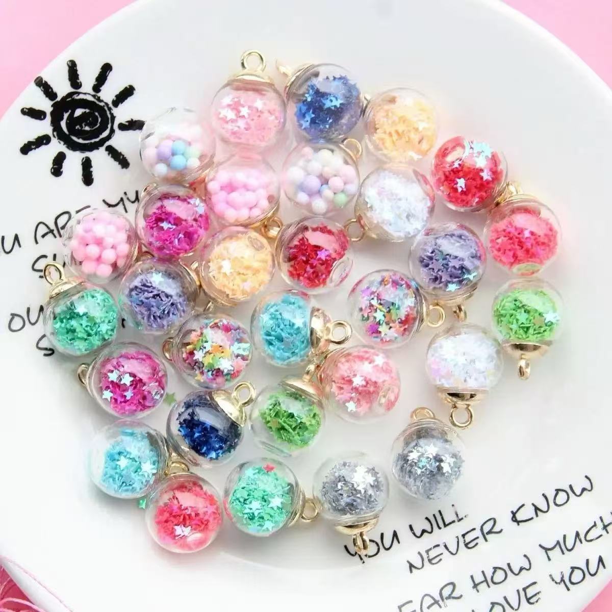 !!! NEW Glass Ball Pendant Lucky Bags-Yaya Shop