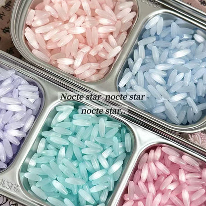 【New】Oval Glass Beads--Open in Live