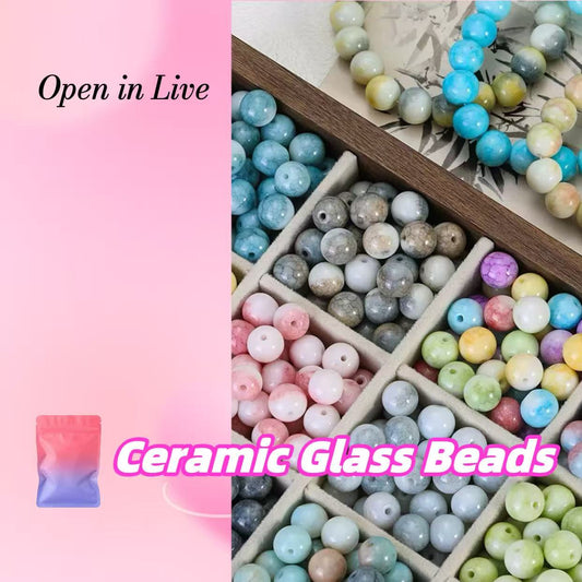 【New】Ceramic Glass Beads--Open in Live