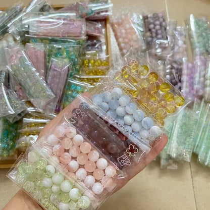 Glass Beads Random 20 Bags--Gift Box