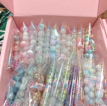 Glass Beads Random 20 Bags--Gift Box