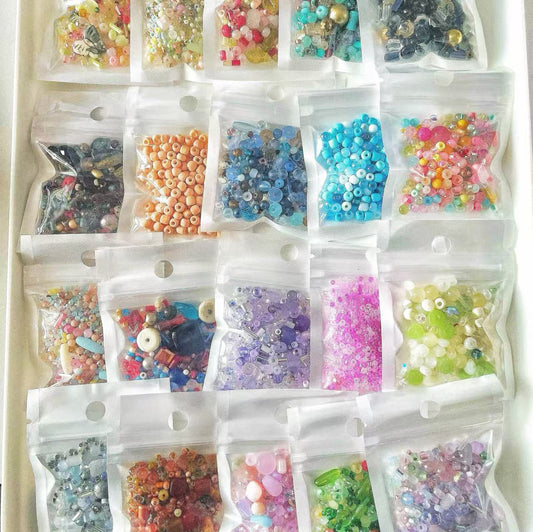 Seed Beads Random 20 Bags--Gift Box